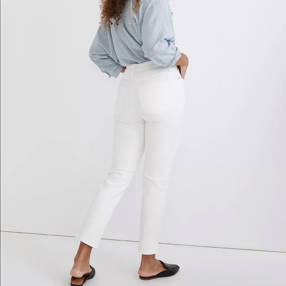 Madewell The High-Rise Perfect Vintage Jean in Tile White sz 30 ND501 - Picture 2 of 5